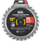 Do it Best 10 In. 28-Tooth Framing & Ripping Circular Saw Blade Image 1