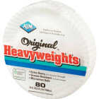 AJM 9 In. Original Heavyweights Paper Plates (80-Count) Image 3